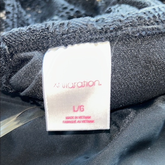 Xhilaration Black Lace One Piece Swimsuit - Picture 8 of 10